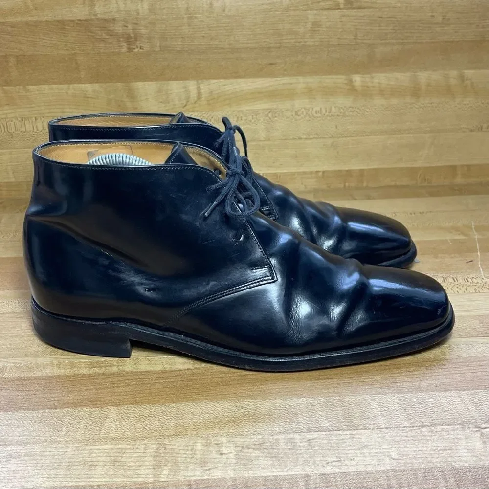 Charles Tyrwhitt Black Chukka Leather Dress Shoes Size 8 F MBTBNK  CALIGULA